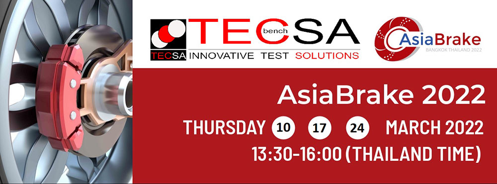 TecSA will be official supporter at next “Asia Brake Conference 2022”