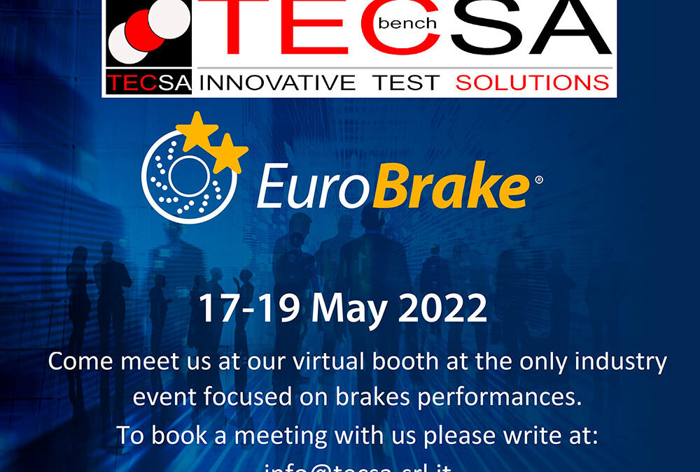 TecSA parteciperà a EuroBrake 2022