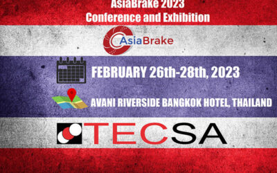 TecSA 自豪地宣布，我们将参加 2023 年亚洲制动器展