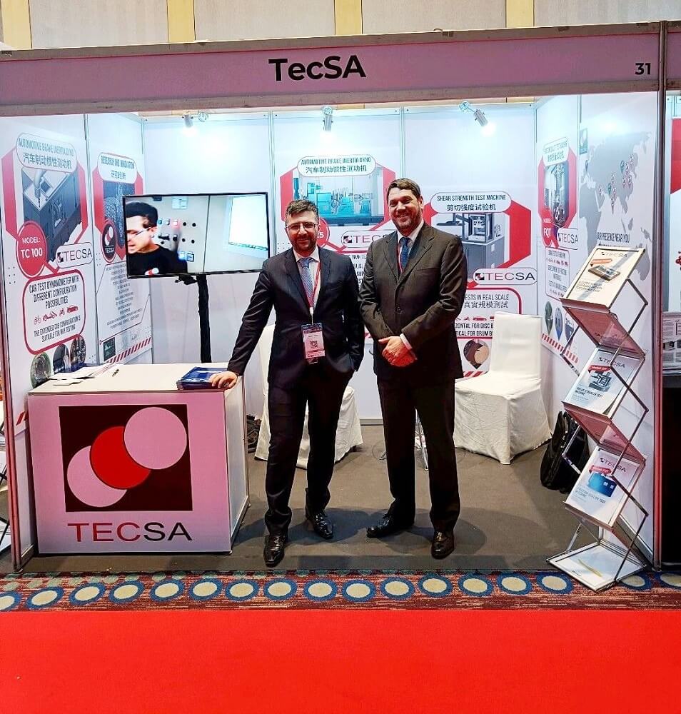 Asia Brake 2023 - TecSA dynamometers and brake testing machines