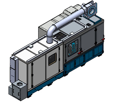 Dynamometer with two flywheels TecSA